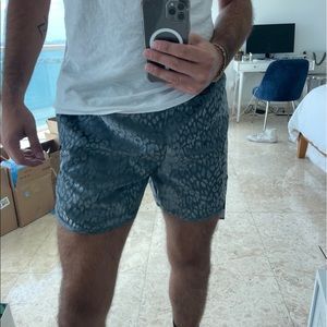 Metallic Leopard Print Swim Short - True Tribe